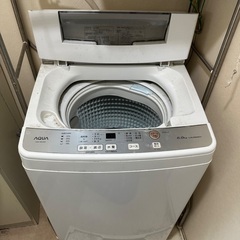 洗濯機AQUA AQW-S60J(W) 6.0kgの画像