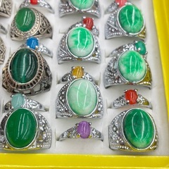め1751✨　アンティーク調 リング 指輪　100個の画像