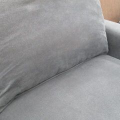 ジモティー割引🏷️【ジャングルジャングル 岸和田和泉インター店】ソファ　二人掛け　布製　ダークグレー　　 和泉市 堺市 岸和田市 泉大津市 高石市 泉北郡熊取町の画像
