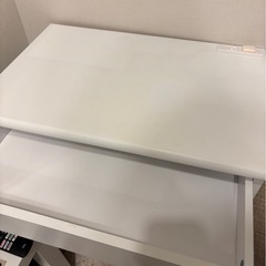 サンゴ 机 コンパクトデスク 幅60cm 収納付き 引き出しの画像