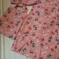 雨具 カッパ レインコート 100 100cm ピンク ミニー ディズニーの画像
