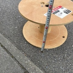 木製電線ドラムの画像
