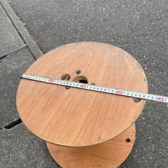 木製電線ドラムの画像