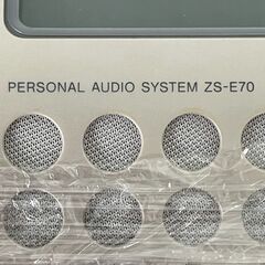 【SONY】ソニー パーソナルオーディオシステム ZS-E70 ホワイト 動作確認済 CDラジオ ACアダプター付き 2014年製 防災用品 Y1935の画像