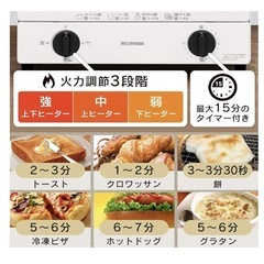 【新品】オーブントースターの画像