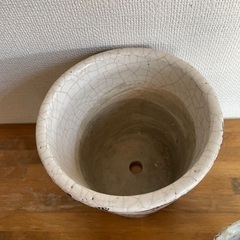 陶器　フラワーポット　×3の画像