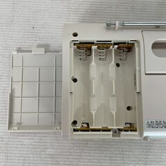 【SONY】ソニー パーソナルオーディオシステム ZS-E70 ホワイト 動作確認済 CDラジオ ACアダプター付き 2014年製 防災用品 Y1935の画像