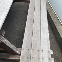 ☆手作り木製テーブルチェア　一体型の画像