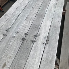☆手作り木製テーブルチェア　一体型の画像