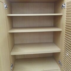 ジモティー割引🏷️【ジャングルジャングル 岸和田和泉インター店】シューズボックス　ミラー付き　ブラウン　 和泉市 堺市 岸和田市 泉大津市 高石市 泉北郡熊取町の画像