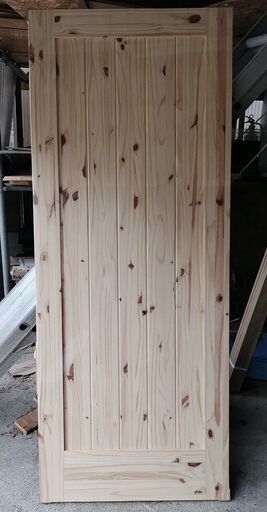 パイン無垢室内ドア用・未使用・吊り戸、開き戸・在庫2枚