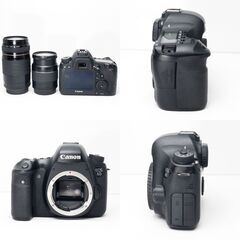【全国送料無料】 Canon EOS 6D✨ フルサイズ 望遠 ダブルレンズセット カメラバッグ付き ズームセット✨ 届いたらすぐに使えます✨ キヤノン キャノンの画像