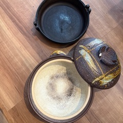 土鍋　鉄鍋セットの画像