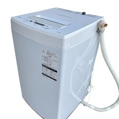 TOSHIBA　全自動洗濯機 4.5kg 東芝 ピュアホワイト AW-45M7の画像