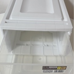 【2個セット】アイリスオーヤマ 収納ケース 引き出し 幅26.5×奥行37×高さ16.2cm の画像