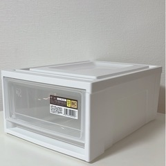 【2個セット】アイリスオーヤマ 収納ケース 引き出し 幅26.5×奥行37×高さ16.2cm の画像