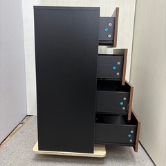 ⭐️引き取り限定⭐️NITORI 木製チェスト ステイン ４段 9159 BR 超美品 大阪市近郊配送無料の画像