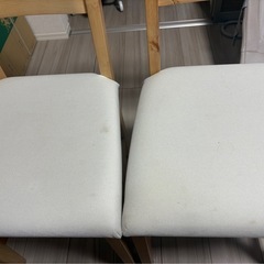 【7/30値下げしました】IKEA イケア ダイニングテーブル&ダイニングチェア2脚の画像