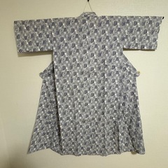 旅館の浴衣 寝巻き 旅館 紗綾形 お家で旅館気分 涼しい 快適 綿100% 介護  リメイク用 単衣 綿の画像
