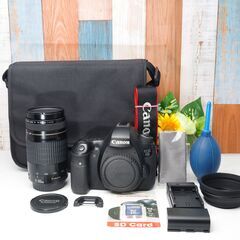 【全国送料無料】 Canon EOS 6D✨ フルサイズ 望遠レンズセット ズームセット カメラバッグ付き ✨ 届いたらすぐに使えます✨ キヤノン キャノンの画像