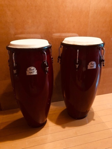 Pearl コンガ 1 Pearl コンガ 2本セット (naoky531) 北綾瀬の打楽器、ドラムの
