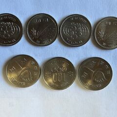 【今月末まで掲載】記念記念硬貨　500円・100円　旧50円硬貨の画像