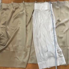 カーテン　約100cm×約86cm 4枚セットの画像