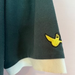 mark gonzales マークゴンザレス 半袖Tシャツ XL ダークグリーン ポロシャツの画像