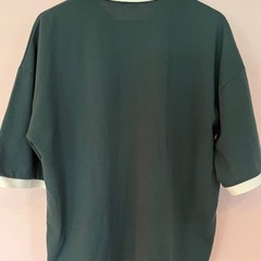 mark gonzales マークゴンザレス 半袖Tシャツ XL ダークグリーン ポロシャツの画像