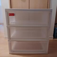 《美品》3段収納ボックスの画像