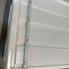 【格安】収納ケース プラケース 4個セット 白系 大容量 引き出し収納 早い者勝ち 引取歓迎 配送OKの画像