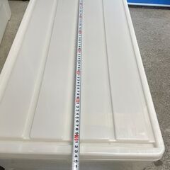 【格安】収納ケース プラケース 4個セット 白系 大容量 引き出し収納 早い者勝ち 引取歓迎 配送OKの画像