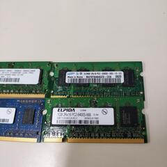 ノート用メモリ6枚 DDR2 DDR3の画像