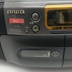 レトロaiwaラジカセの画像