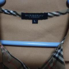 [激安] BURBERRY ベージュ ポロシャツ L メンズ バーバリーの画像