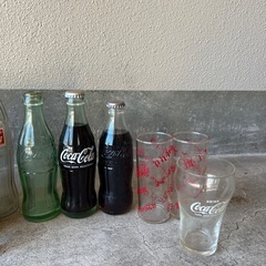 【お値下げ　早い物勝ち】コカコーラ　ボトル　空き瓶　記念ボトル　7アップ　いろいろの画像
