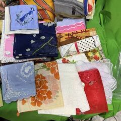有名ブランド＆ノーブランド★メーカー不明ハンカチ スカーフ ナプキン まとめの画像