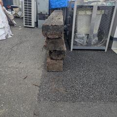 外構用の枕木の画像