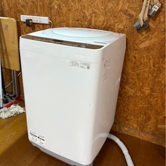 G2407 SHARP シャープ　縦型洗濯機　7kg 2020年　の画像