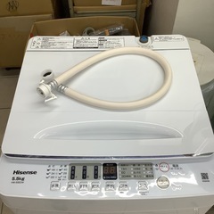 Hisense   ハイセンス　洗濯機　HW- 55E2W   2022年製  5.5㎏　の画像