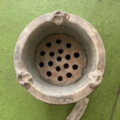 アウトドア　金網のついたちょっとカッコいい七輪　昭和レトロ　未使用品　の画像