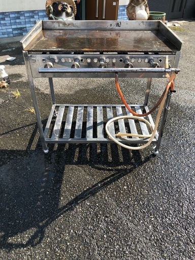 鉄板焼き台　厨房機器
