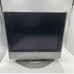 【あげます！】【ジャンク】三菱 アナログテレビ REAL LCD-20V5 2005年製 液晶 TV スタンドあり 通電確認済(詳細有) 1点の画像