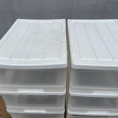 ★状態〇★ 家具 キャスター付き 衣装 ケース 単品は550円 H64.5xW38xD55cm 収納 の画像
