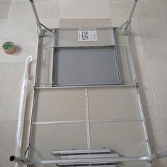 アウトドアテーブル 122×81cm コンロ設置対応の画像