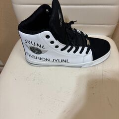 スニーカー メンズ プリント レザーシューズ レースアップ フラットシューズの画像