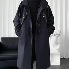 [激安] オーバーコート メンズ トレンチコート 3XL アウターの画像