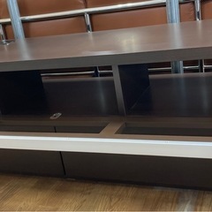 岡家具工業 ローボード テレビボード 幅150cm ブラウン 中古の画像