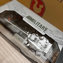 戦車ラジコン シルバーの画像