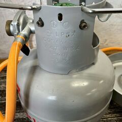 中国工業 MINI COOK ミニクックST2000 LPガス 動作確認済 調理器具 厨房 厨房機器 店舗 店舗用品 ボンベ付コンロ 保管品 ④ A0104YGの画像